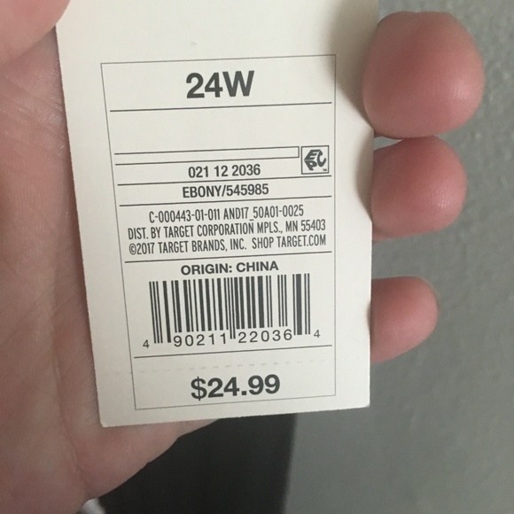 Black Size 24W A New Day Pleated Knit Midi Skirt - Picture 3 of 5